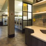 Back sink and waiting area.